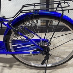 新古車★1ヶ月使用のみ26インチ中古自転車　ブルー　ママチャリ　シティサイクル　春日井市　名古屋市北区の画像