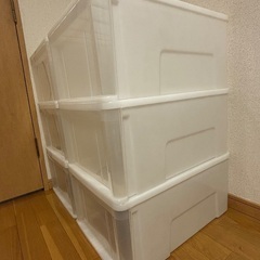 衣装ケース6個セット【無料0円でお譲りします】※要詳細ご確認くださいの画像