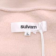 【未使用】sulvam サルバム DARTS CREW クルーネックプルオーバー スウェット L Nat 5562-599-0104 メンズの画像