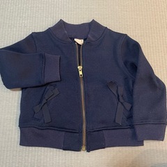 プティマイン　ジップ　羽織　90cmの画像