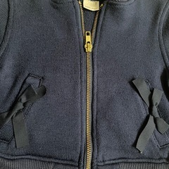 プティマイン　ジップ　羽織　90cmの画像
