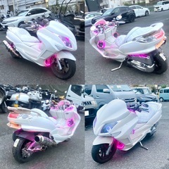 マジェスティ4D9 フルカスタム♪ イルミ&オーディオ搭載車両♪の画像