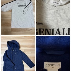 女の子130冬服とズボンの6点セットの画像