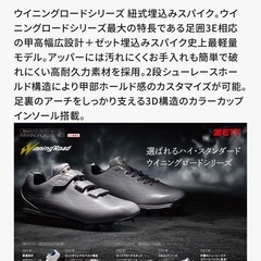 10/23消去‼️値下げ不可🔚野球＊未使用‼️ZETT埋込みスパイク27cmの画像