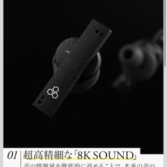 final (ファイナル) ZE8000 フラッグシップ級ワイヤレスイヤホン 8K SOUNDの画像