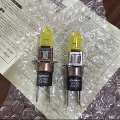 IPF イエローバルブ H3C 未使用1個 ジャンク1個の画像