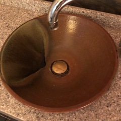 お洒落な洗面台の画像