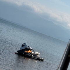 GTR215 seadoo シードゥー ジェットスキートレーラー付きの画像