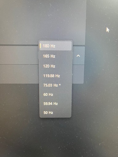 FHD 180hz ゲーミングモニター＋モニター台