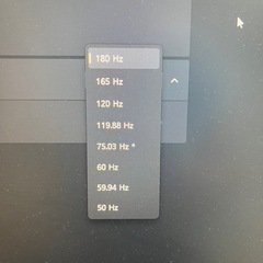 FHD 180hz ゲーミングモニター＋モニター台の画像