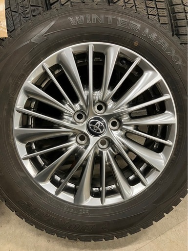 トヨタ純正ホイール+スタッドレスタイヤ 225/60/17 30系アルファード、ヴェルファイア