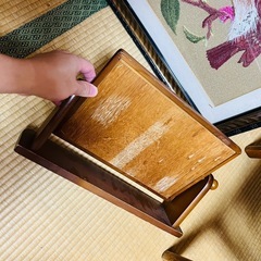 木製の小さな鏡を無料でお譲りしの画像