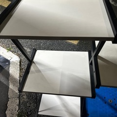 【水曜夜まで！早い者勝ち！】二列デスク ニトリ の画像