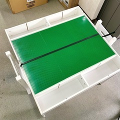 【店頭引き取り限定】ブロック遊び テーブル＆チェア2脚セットの画像