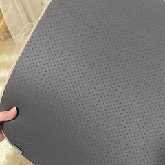 座布団 クッション 滑り止め付き ベージュ の画像
