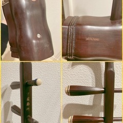 二胡　新品弦・松脂・ケース付きの画像