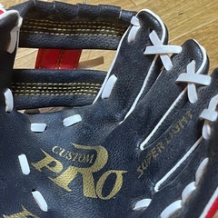 FALCON ファルコン FG-1011 幼児用 少年用グローブ 野球 赤／黒 軟式用 グラブの画像
