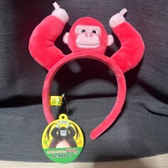 ゴリラくんのクリップカチューシャの画像