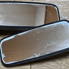 バイク用 ミラー 左右セット ブラックの画像