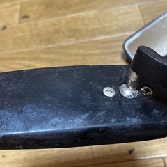 バイク用 ミラー 左右セット ブラックの画像