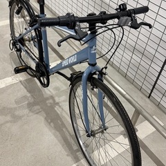 クロスバイク 水色  26インチ 6段変速の画像