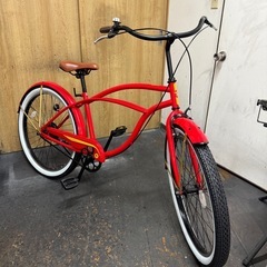 中古車　ビーチクルーザー ®️　26インチ　前後タイヤ新品　美品の画像