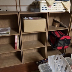 カラーボックス4個の画像