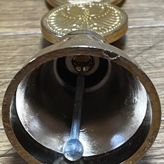 国会記念 金ベル ゴールド 呼び鈴 呼び出しベル メッキの画像