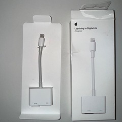 Lightning to Digital AV Adapter（HDMI変換器）の画像