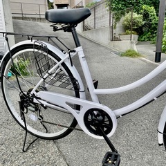 美品❣26インチ 自転車 『LE CIEL』 6段変速 オートライトの画像