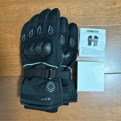 電熱グローブ⭐️バイク用 指先+手のひら+手の甲 発熱 7.4V バッテリー付きの画像
