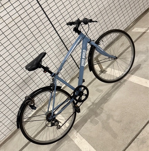 クロスバイク 水色  26インチ 6段変速