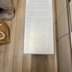 収納ラック　透明　　無印の画像