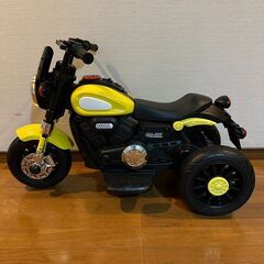 ☀️　電動乗用玩具　電動バイク　アメリカンサイドカー　 DM-300 　黄/黒の画像