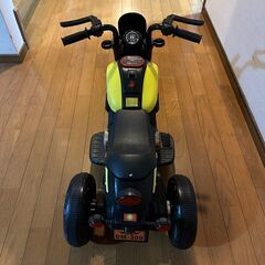 ☀️　電動乗用玩具　電動バイク　アメリカンサイドカー　 DM-300 　黄/黒の画像