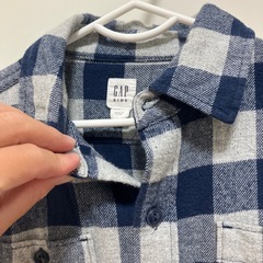 【募集中】ギャップ　キッズ　チェックシャツ　120センチ　の画像