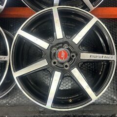 ENKEI EuroHart エンケイ ユーロハート 17インチ 4本 7J5HPCD100+50 ブラポリ 6スポーク プリウス レガシィ インプレッサ等　(SHF020)の画像
