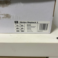 アディダス　ハーデン　ステップバック2 29cm
　　の画像
