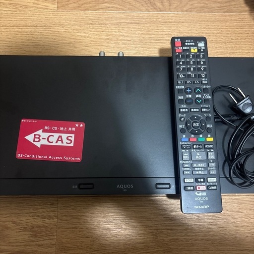 AQUOS ブルーレイディスクレコーダー　BD-NT1000