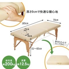 折り畳みマッサージベットの画像