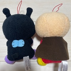 アンパンマン　バイキンマン　ぬいぐるみセットの画像