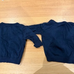 H&M 子供服　紺カーディガン 80 2枚セットの画像