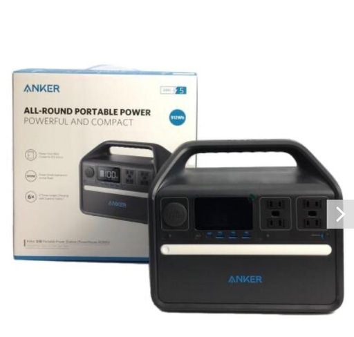 アンカー　ポータブル電源　保証書つき付　災害対策