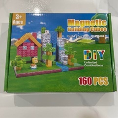 マグネットブロック　マグネット　積み木　マイクラ風　１６０ピースの画像