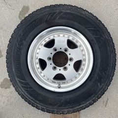 CV645 アルミホイール  15インチ 6 1/2 JJ　廃タイヤ付きの画像