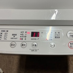 ⑫【2023年】4.5kg 洗濯機  ヤマダ セレクトYWM-T45H1の画像