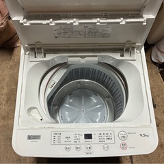 ⑫【2023年】4.5kg 洗濯機  ヤマダ セレクトYWM-T45H1の画像