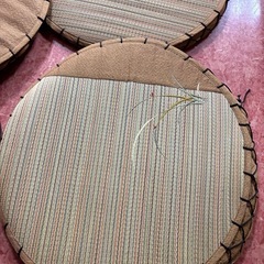 G1022 円形座布団　　5枚セットの画像