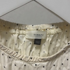 SERAPH ドット柄 ノースリーブワンピース 100の画像