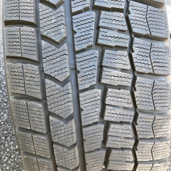 【お取引決まりました】DUNLOP 215/65R16 22年製　冬タイヤ　バリ山　タイヤホイールセット　4本の画像